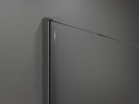 Mexen Kioto dušo sienelė Walk-in 150 x 40 cm, skaidri, šešėlinė pilka šepečiuota - 800-150-212-66-00-040