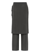 Weekday - Transparent Skirt Trousers - Plačios kelnės - Pilka
