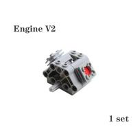Techninių dalių rinkinys V2 V4 V6 V8 V10 V12 V14 Variklio Cilindrų Statybiniai Blokiniai Plytos Modelis Aukštųjų Technologijų Automobiliams PASIDARYK pats Švietimo Žaislai