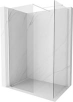 Mexen Kioto-X dušo sienelė Walk-in 160 x 80 cm, skaidri 10 mm, balta - 800-160-202-20-00-080-X