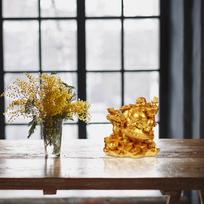 Feng Shui Resin Laughing Buddha Sculpture Traditional Chinese Maitreya Buddha Desktop Decoration Prosperity Wealth Happiness China Mainland