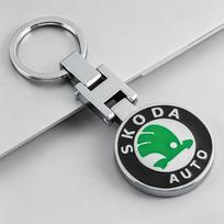 UGKV2 Skoda 3D Metalinis Emblemos Raktų Pakabukas Cinko Lydinio Automobilio Raktų Pakabukas Octavia Fabia Kodiaq Superb Karoq Rapid Kamiq Yeti Scala Citigo Skoda