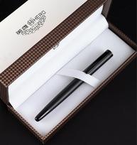 Hero 737 Metal Gel Ink Roller Ball Pen Sports Logo Design 0.5mm Writing Width Gift Boxed juoda