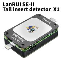 Lanrui SE-II Uodegos Įterpimo Detektorius Išsamus Analizatorius Testeris Srovės Įtampos Tipas-C Lightning Telefonų Remontui Aptikimo gray