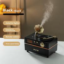 Vintage Desktop Gramophone Aroma Diffuser, USB Ultrasonic Cool Mist Humidifier with 7 Color Light, Remote & 3 Timing for Bedroom USB juoda