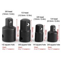 4PCS Chrome Vanadium Steel Impact Socket Adapter Drive Socket Reducer  Maintenance Technician juoda