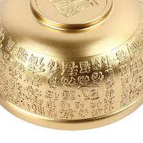 10cm Feng Shui Brass Bowl Hundred Blessings Brass Treasure Bowl Brass Ornaments Bowl  Home Decor