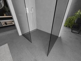Mexen Kioto dušo sienelė Walk-in 170 x 90 cm, skaidri, balta - 800-170-202-20-00-090