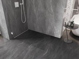 Mexen Lunar L dušo sienelė Walk-in kairė 120 x 200 cm, permatoma 8 mm, balta - 830L-120-000-20-00-L
