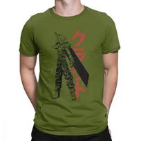 Mercenary Final Fantasy Tshirt Unisex Cloud VII FF7 Video Game Strife Shinra Soldier 100 Percent Cotton T Shirt L