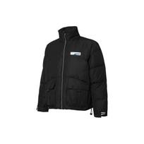 PUMA Roaringwild X Down Jacket With Reflective Logo Print And Stand Collar Men Outerwear Black 532587-01 XS black