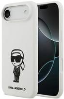 Karl Lagerfeld Apple KARL LAGERFELD dėklas, skirtas IPHONE 17 Air, suderinamas su MagSafe KLHMP17MSKIGROH (silikoninis W