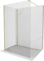 Mexen Kioto dušo sienelė Walk-in 120 x 115 cm, skaidri, auksinė šlifuota - 800-120-212-55-00-115
