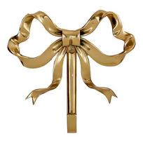 1/2Pcs Decorative Bow Hanger Hat Hooks Strong Load-bearing Simple Installation Wall Mount Bow Shaped Towel Hooks S auksinė