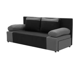 Sofa-lova Soni, 190x85x79 cm, pilka/juoda