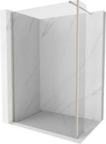 Mexen Kioto dušo sienelė Walk-in 140 x 40 cm, skaidri, šlifuotas nikelis - 800-140-212-97-00-040