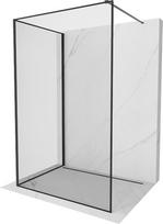 Mexen Kioto dušo sienelė Walk-in 110 x 70 cm, juodas rėmelis, juoda - 800-110-212-70-70-070