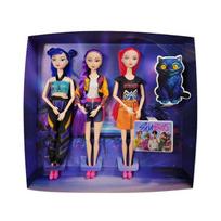 New K-POP Girl Group Doll Set 32cm High-Quality Plastic Figures Multi-Accessory Theme Toys 1
