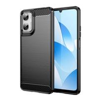 For Cover Motorola Moto G06 Case For Moto G06 Power Shockproof Anti-knock Soft Silicone Carbon Fiber Back Case For Moto G06 Case Motorola Moto G06 juoda