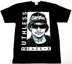 Eazy-E Marškinėliai Ruthless West Coast Rap Hip Hop Legenda Compton Marškinėliai Vyriški Nauji Unisex Marškinėliai S