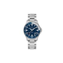 Hamilton Khaki Navy Series Automatic Mechanical Movement Waterproof Watch 40mm Blue Dial Stainless Steel Case Men watches Silver H82345141 Regular Watch Box