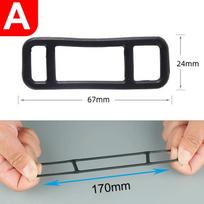 Bicycle Headlights Silicone Bandage Straps Car Driving Recorder Fixed Rope Elastic Band Rearview Mirror DVR Fixing Accessories 1pcs
