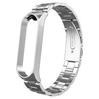 Strap for Mi Band 4 3 Bracelet Metal Watchband for Xiaomi Mi band 3 4 Smart Watch Stainless Steel Replacement Wristband for Miband 3 4 sidabras