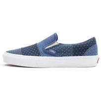 Vans Classic Slip-On Kaklaraiščio Rašto Mozaikiniai Unisex Sportbačiai Mėlyni Tikrai Tamsiai Mėlyni Tikrai Balti VN0A33TB9HY 43