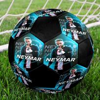 1pc Neymar Jr Soccer Ball Size 5 Indoor Soccer Ball Fashion Colorful Backyard Game - Great For Sports Fans Gift HE37