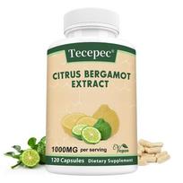 Premium Citrus Bergamot Extract 1000mg Capsules for Metabolic and Heart Support 120 Capsules 120PCS