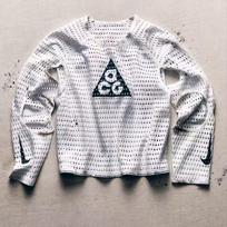 Nike ACG Marškinėliai Unisex Balti Apvalia Kaklo Vidutinio XL