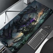 Black Dragon Pattern Mousepad Desk Pad Large Gaming Mouse Pad Gamer Ofice Mat Mouse Pad  Pad Unisex 30cmx60cm(11.8x23.6inch)