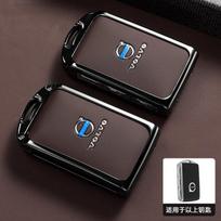 ktnbq3 For Volvo XC60 XC40 XC90 S90 V60 S60 V90 C40 Polestar 1 Polestar 2 Zinc Alloy Leather Car Remote Smart Key Case Cover Protection