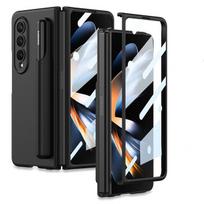 Skystas silikoninis dangtelis, skirtas Samsung Galaxy Z Fold 4 dangtelis, nuimamas rašiklio laikiklis, priekinis plėvelės dėklas, skirtas Z Fold4 5g be rašiklio No S Pen