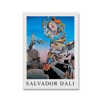 Garsusis siurrealizmas Salvadoro Dali drobės tapyba Meno spaudinys Abstraktus retro plakatas Sienų paveikslai Freska Svetainės namų dekoravimas 21cm×30cm NoFrame