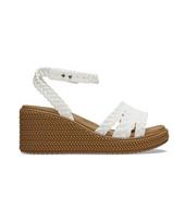 CrocS Women S Brooklyn Woven Ankle Strap Wdg Cha  24SwSd209994 CHALK Z0WV/W7 240