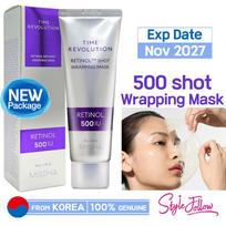 [MISSHA] Time Revolution Retinol 500 Shot Wrap kaukė 80g 1pc (80g)