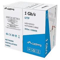 Lanberg LAN cable UTP 1GB/S 305M CCA wire red LCU6-10CC-0305-R