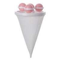 Washing Machine Lint Collector Nylon Mesh Filter Bag Pet Hair Catcher Floating Reusable Universal Design Easy Cleaning rožinė
