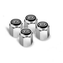 HSCD9 4pcs For KIA Sportage Rio Ceed Picanto K5 K9 Sorento Metal Car Wheel Tire Valve Caps Stem Case Covers auto Accessories styling