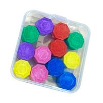 Traditional Korean Gonggi Game 12pcs Set Stone Catching Classical Hand Eye Coordination Training Toy 1