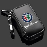 FLUTW1 Automobilio Raktų Dėklas Odinės Piniginės Namų Valdytojo Dangteliai Užtrauktuku Užsegamas Maišelis Alfa Romeo giulia stelvio giulietta 159 147 156 Automobilio Aksesuarai