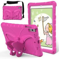 New EVA Tablet Case for IPad 10.2/10  Children's Computer Soft All-Inclusive Case ipad 10.2" (2021)-9th generation rožinė raudona spalva