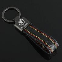 KSDQ3 Car Keyring for Skoda Superb 3 VRS Yeti Rapid Scala Fabia Kodiaq Karoq Octavia Roomster Key Chain Buckle Keychain Pendant Gift