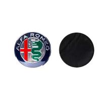BLMNW1 5 spalvų Alfa Romeo automobilio grotelių emblema Ženklelis Automobilio priekinių grotelių logotipas Alfa Romeo Giulietta Mito Giulia Stelvio Brera 147 156 159 For Alfa Romeo black