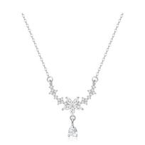 Barbie necklace [Explosive Flashing] Suisui Ping An Pure Beauty Cherry Blossom Pendant Niche Temperament Exquisite Flower Clavicle Chain TX2401083A auksas