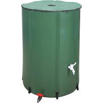 50-500L Sulankstomas lietaus statinė Vandeniui atsparus vandens laikymo konteineris Lauko reikmenys 13 Gallon/50L žalia