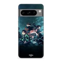 Coque - MANIACASE - Google Pixel 8a Pro - Silicone - Souple - Demon Slayer juoda
