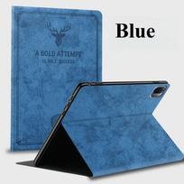 Apple IPad pro Air3 10.5 IPad 7 8 9 planšetiniam kompiuteriui Funda Slim Retro sulankstomas atverčiamas stovas PU oda Smart Cover IPad pro 11  12.9 IPadPro 11 2020-2022 mėlyna
