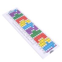 Acoustic & Electric Guitar Scale Chart Slide Ruler white